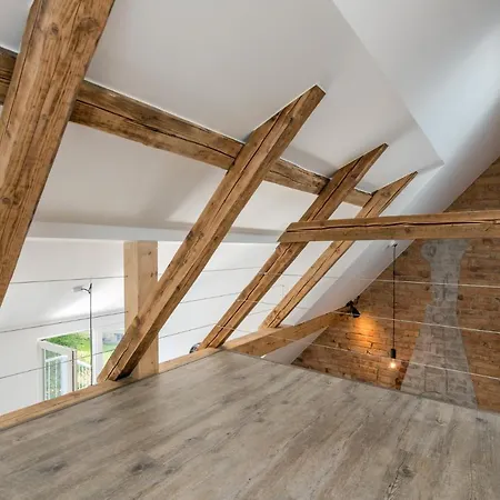 公寓 Lofts - Stilvolles Loft Im Gruenen Mit Balkon Nahe Vw-werk