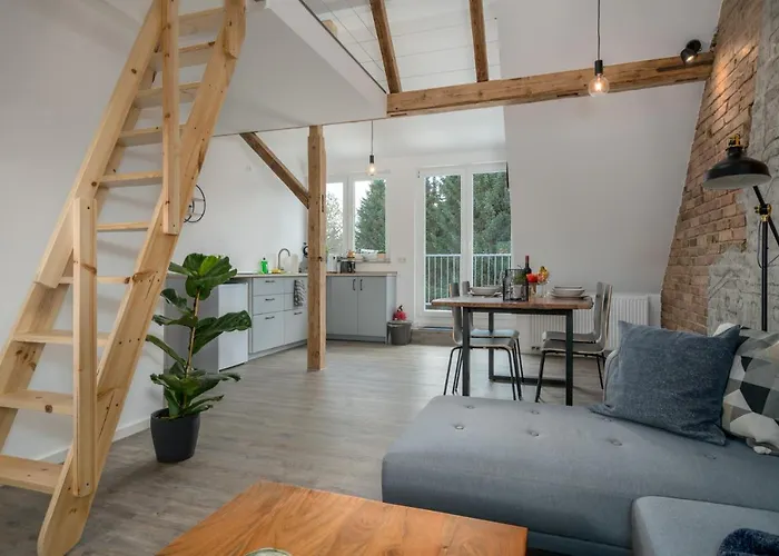 Lofts - Stilvolles Loft Im Gruenen Mit Balkon Nahe Vw-werk Kassel